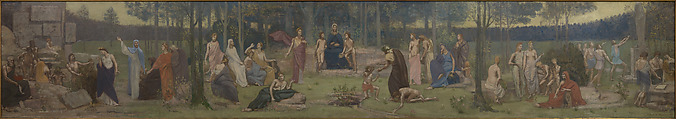 The Allegory of the Sorbonne, Pierre Puvis de Chavannes  French, Oil on canvas