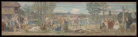 Ludus pro patria (Patriotic Games), Pierre Puvis de Chavannes French, Oil on canvas