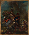 The Abduction of Rebecca, Eugène Delacroix  French, Oil on canvas