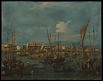 Venice from the Bacino di San Marco, Francesco Guardi  Italian, Oil on canvas