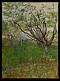 The Flowering Orchard, Vincent van Gogh  Dutch, Oil on canvas