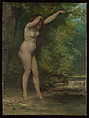 The Young Bather, Gustave Courbet  French, Oil on canvas