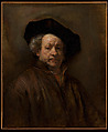 Self-Portrait, Rembrandt (Rembrandt van Rijn)  Dutch, Oil on canvas