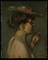 The Cigarette (Jeanne Daurmont), Walter Richard Sickert British, Oil on canvas