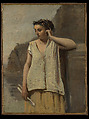The Muse: History, Camille Corot  French, Oil on canvas