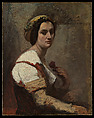 Sibylle, Camille Corot  French, Oil on canvas