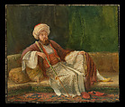 Western Gentleman in Oriental Costume, British Painter British, Oil on canvas