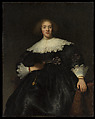 Portrait of a Young Woman with a Fan, Rembrandt (Rembrandt van Rijn) Dutch, Oil on canvas