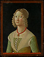 Selvaggia Sassetti (born 1470), Davide Ghirlandaio (David Bigordi) Italian, Tempera on wood