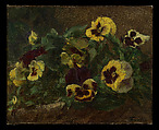 Pansies, Henri Fantin-Latour French, Oil on canvas