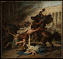 The Sack of Jerusalem by the Romans, François Joseph Heim  French, Oil on canvas
