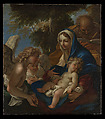 The Holy Family with Angels, Sebastiano Ricci  Italian, Oil on canvas