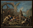 The Tame Magpie, Alessandro Magnasco (Italian, Genoa 1667–1749 Genoa), Oil on canvas