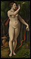 Diana the Huntress, Giampietrino (Giovanni Pietro Rizzoli) (Italian, Milanese, active by ca. 1495–died 1553), Oil on wood