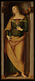 Saint John the Baptist; Saint Lucy, Perugino (Pietro di Cristoforo Vannucci) (Italian, Città della Pieve, active by 1469–died 1523 Fontignano), Oil(?) on wood