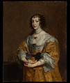 Queen Henrietta Maria, Anthony van Dyck  Flemish, Oil on canvas