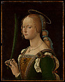 Saint Justina of Padua, Bartolomeo Montagna (Bartolomeo Cincani)  Italian, Oil on wood