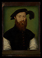 Portrait of a Man with a Black-Plumed Hat, Corneille de Lyon  Netherlandish, Oil on wood