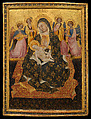 Madonna and Child with Angels, Pietro di Domenico da Montepulciano  Italian, Tempera on wood, gold ground
