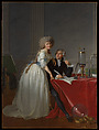 Antoine Laurent Lavoisier (1743–1794) and Marie Anne Lavoisier (Marie Anne Pierrette Paulze, 1758–1836), Jacques Louis David (French, Paris 1748–1825 Brussels), Oil on canvas