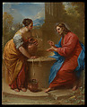 Christ and the Woman of Samaria, Benedetto Luti Italian, Oil on copper