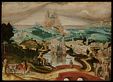 The Arrival in Bethlehem, Master of the Brussels Calling of Saint Matthew (Netherlandish, Antwerp, active second quarter 16th century), Oil on wood