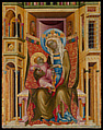 Virgin and Child Enthroned, Bohemian Painter (active Prague, 1340s), Oil(?) and gold on wood