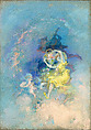 Fantasia, Jules Chéret  French, Pastel on canvas