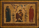 Study for the Ceiling of the Marquand Music Room, Frederic, Lord Leighton (British, Scarborough 1830–1896 London), Oil and gold on canvas