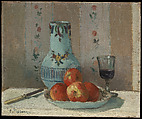 Still Life with Apples and Pitcher, Camille Pissarro  French, Oil on canvas