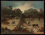 Bullfight in a Divided Ring, Attributed to Goya (Francisco de Goya y Lucientes) (Spanish, Fuendetodos 1746–1828 Bordeaux), Oil on canvas