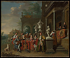 A Musical Gathering at the Court of the Elector Karl Albrecht of Bavaria, Peter Jacob Horemans Flemish, Oil on canvas