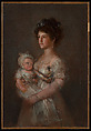 Infanta María Luisa (1782–1824) and Her Son Carlos Luis (1799–1883), Goya Spanish, Oil on canvas