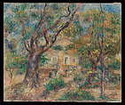 The Farm at Les Collettes, Cagnes, Auguste Renoir  French, Oil on canvas