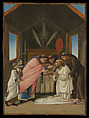 The Last Communion of Saint Jerome, Botticelli (Alessandro di Mariano Filipepi) (Italian, Florence 1444/45–1510 Florence), Tempera and gold on wood