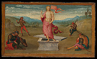 The Resurrection, Perugino (Pietro di Cristoforo Vannucci)  Italian, Tempera on wood