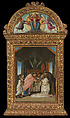The Trinity, Bartolomeo di Giovanni (Italian, Florence, active by 1488–died 1501), Tempera on wood