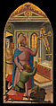 An Episode from the Life of Saint Giovanni Gualberto, Niccolò di Pietro Gerini  Italian, Tempera on wood, gold ground