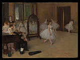 The Dancing Class, Edgar Degas French, Oil on wood