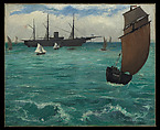 The "Kearsarge" at Boulogne, Edouard Manet French, Oil on canvas