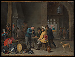Guardroom with the Deliverance of Saint Peter, David Teniers the Younger  Flemish, Oil on wood