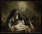 The Night-Hag Visiting Lapland Witches, Henry Fuseli Swiss, Oil on canvas