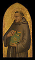 Saint Anthony of Padua, Maso di Banco (Italian, Florence, active 1320–46), Tempera on wood, gold ground