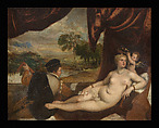 Venus and the Lute Player, Titian (Italian, Pieve di Cadore ca. 1485/90?–1576 Venice) and Workshop, Oil on canvas