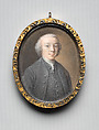 Portrait of a Man, Johann Esaias Nilson  German, Ivory