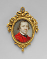 Portrait of a Man, Samuel Collins British, Ivory