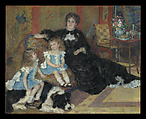 Madame Georges Charpentier (Marguerite-Louise Lemonnier, 1848–1904) and Her Children, Georgette-Berthe (1872–1945) and Paul-Emile-Charles (1875–1895), Auguste Renoir  French, Oil on canvas