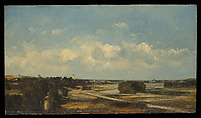 Valley of the River Loire, Jules Dupré French, Oil on wood