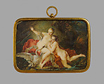 Leda and the Swan, after Boucher, Jacques Charlier  French, Ivory