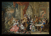 Amusement at the Court, Johann Georg Platzer  Austrian, Oil on copper
